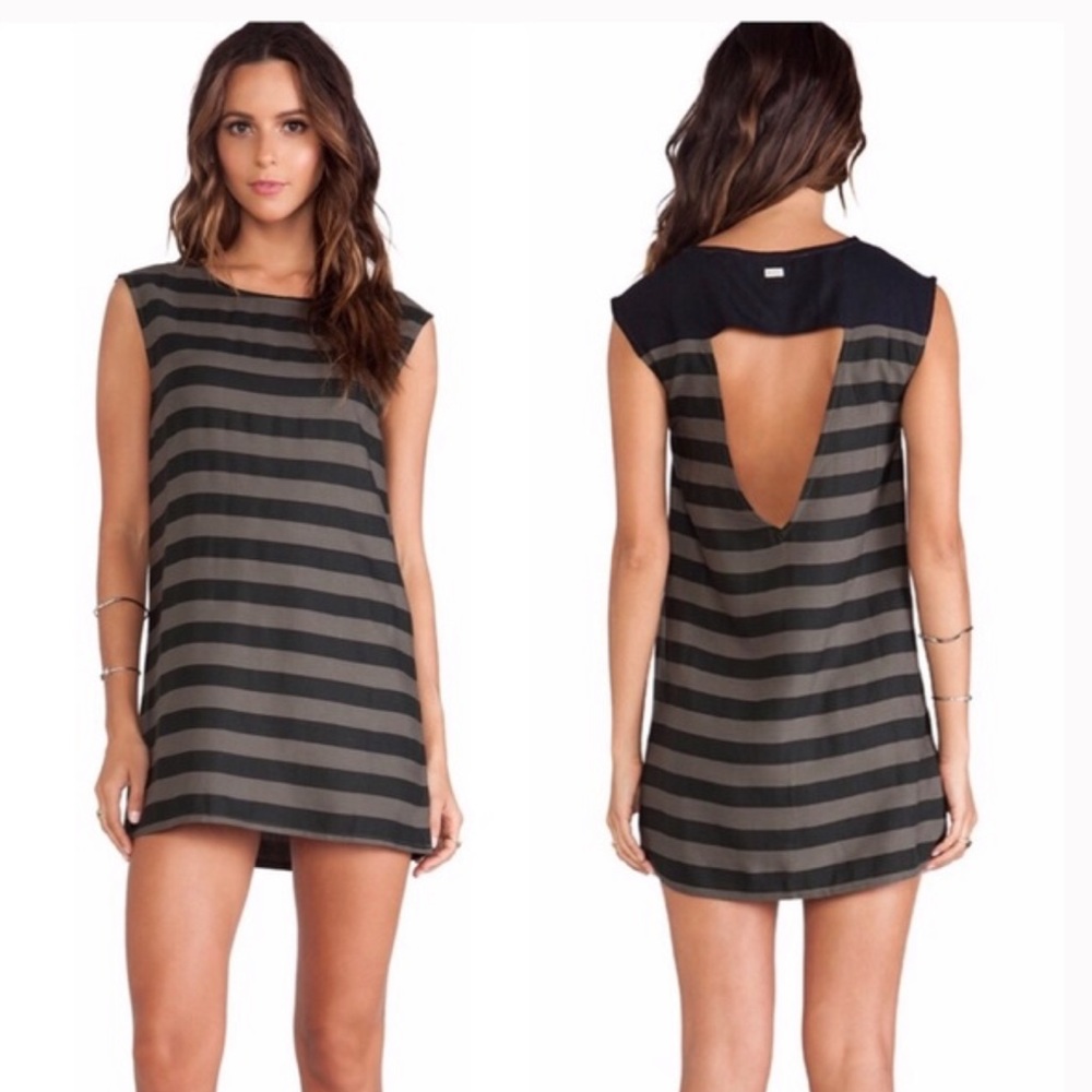 RVCA Revolve Lockwood Striped Mini Dress